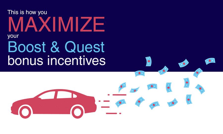 This is how to maximize your earnings from boost & quest bonus incentives