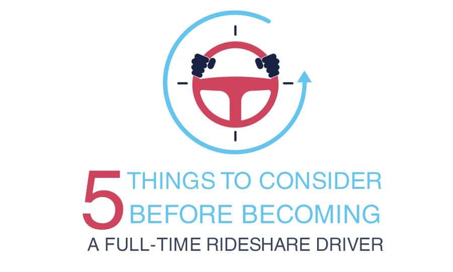 5 Things to Consider Before Becoming a Full-Time Rideshare Driver