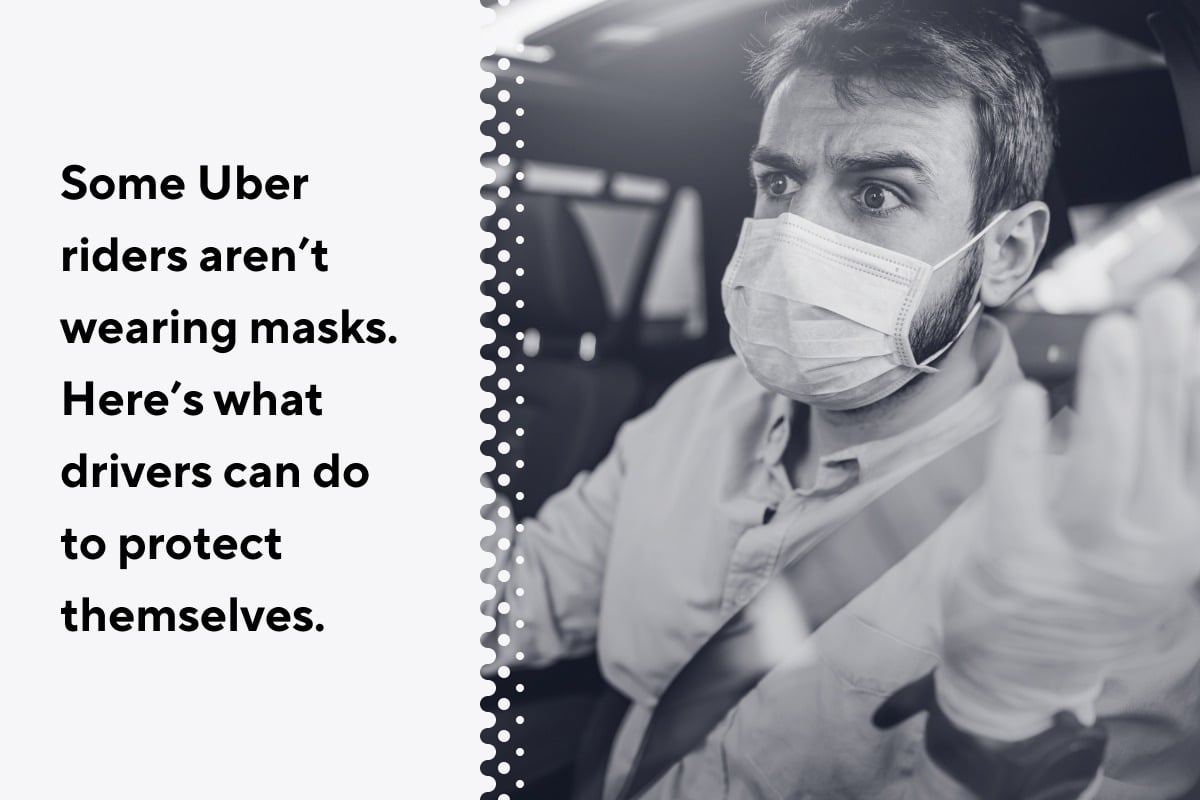 Some Uber riders aren’t wearing masks