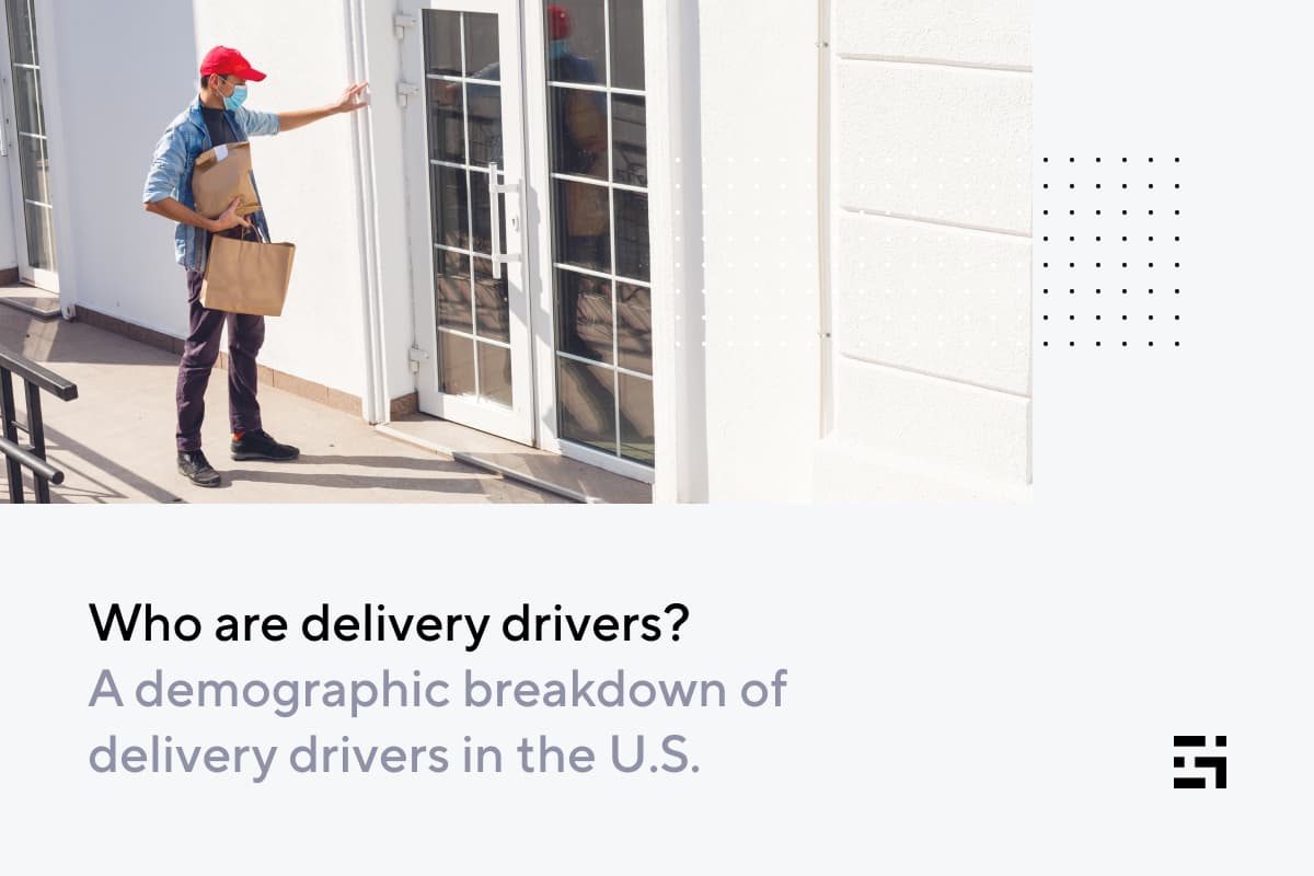 A demographic breakdown of delivery drivers in the U.S.